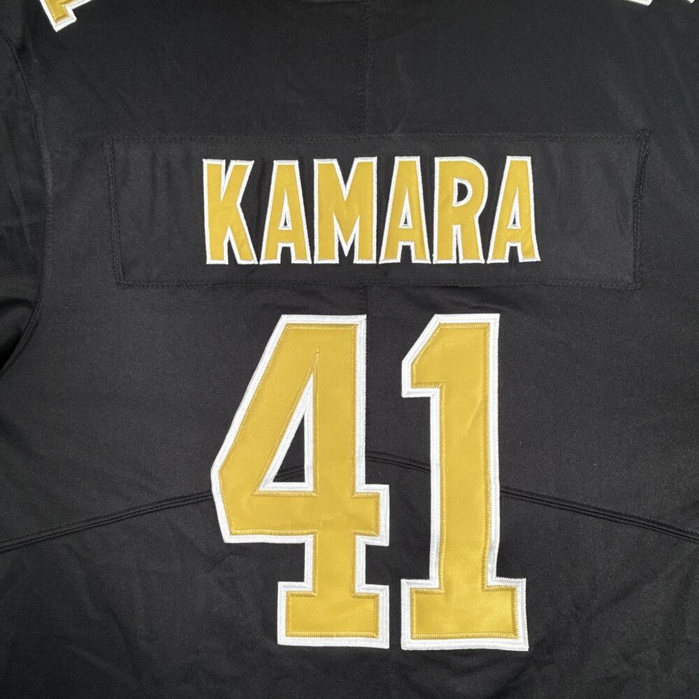 Nike New Orleans Saints Alvin Kamara #41 On Field Stitched NFL Jersey Men M NWT